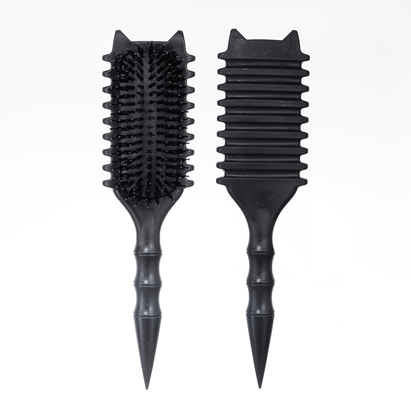 Hot sale cabello WANMEI hueco pein de modelado multifuncional extrusor de pasta de cola afilada pein flojo rebote rizado