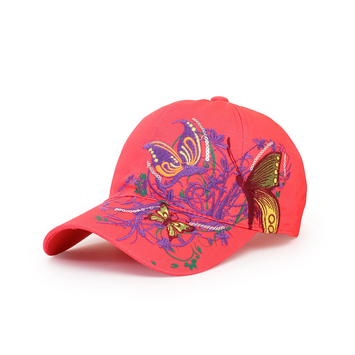 Ethnic Embroidery Butterfly Baseball Cap Wholesale Nihaojewelry display picture 4