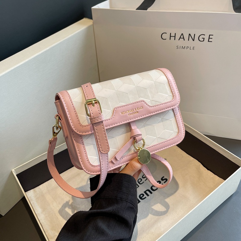 High-end Small Handbags for Women - Spring/Summer 2023 New Trendy Fashion Minority Letter Single Shoulder Crossbody Bags for Ladies - Small Square Bags