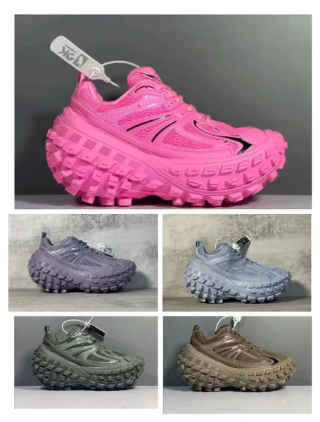 Cross-border Paris tire-soled shoes for men and women, thick-soled dad shoes, outdoor trendy height-increasing fashion sports tank shoes, clearance stock
