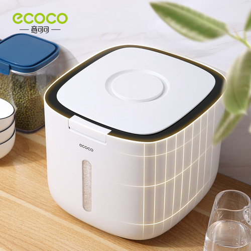 Rice bucket insect-proof and moisture-proof sealed rice tank box noodle bucket rice flour storage tank household storage rice storage box 10L