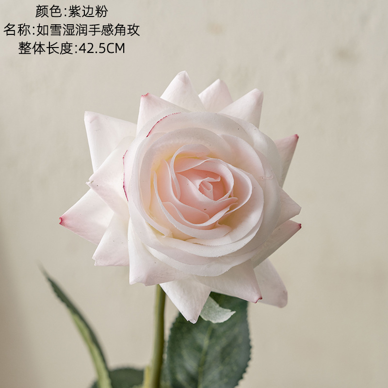 INS estilo Toque Hidratante Rosa fábrica de flores artificiales decoración del hogar de la boda que sostiene la pared de la flor falsa MW60000