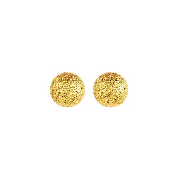 copper demi-season matte glossy small earrings