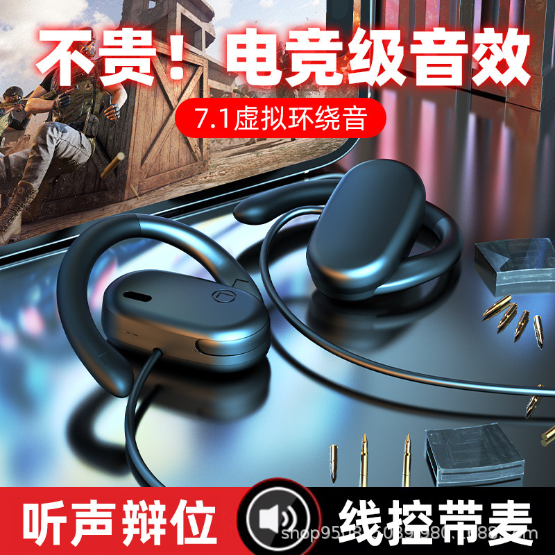 Cross-border private model patent headset wired desktop computer laptop mobile phone computer universal wired