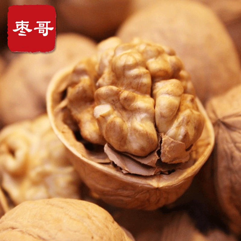 新疆薄皮纸皮核桃休闲零食阿克苏原味核桃干果零食新货包邮