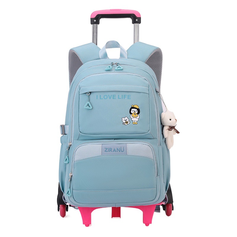 2022 pescado natural estudiante mochila 3-6 grado ligero de gran capacidad de múltiples capas transpirable transfronteriza Venta caliente