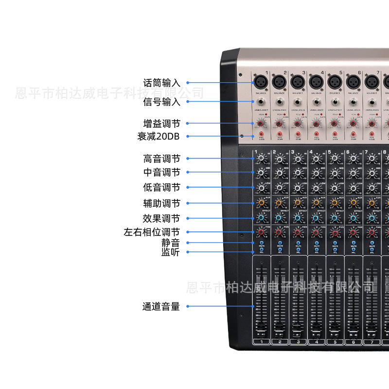 (2개) 블루투스 USB 사운드 카드 디지털 믹서와 파워 앰프 성능 단계가있는 전문 6 방향 믹서 8 방향 올인원 기계