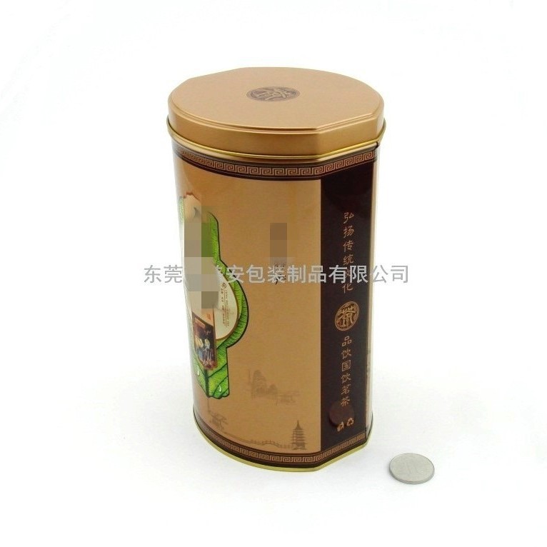 批量生产乌龙茶铁罐  椭圆形茶叶铁罐  高档茶叶铁罐  制罐厂家