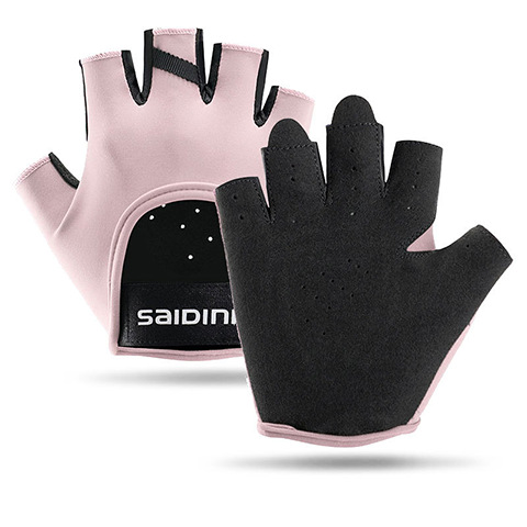 Amazon transfronterizo nuevo guante deportivo de fitness medio dedo ciclismo amortiguador anti-desgaste transpirable anti-deslizante guante anticapullo