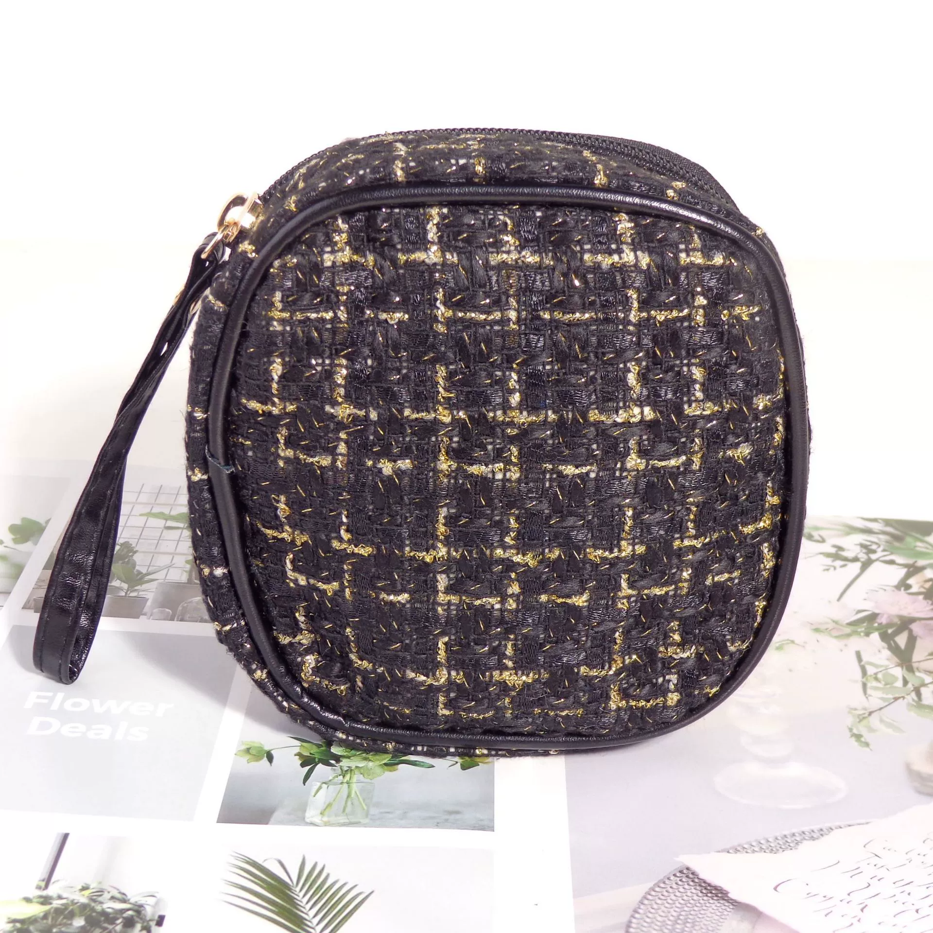 Модная помада, косметичка organizer, салфетки, сумка для хранения, стиль Chanel