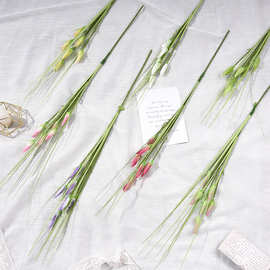 兰花草仿真花假花婚庆花排路引用花家居客厅装饰花艺摆件跨境批发