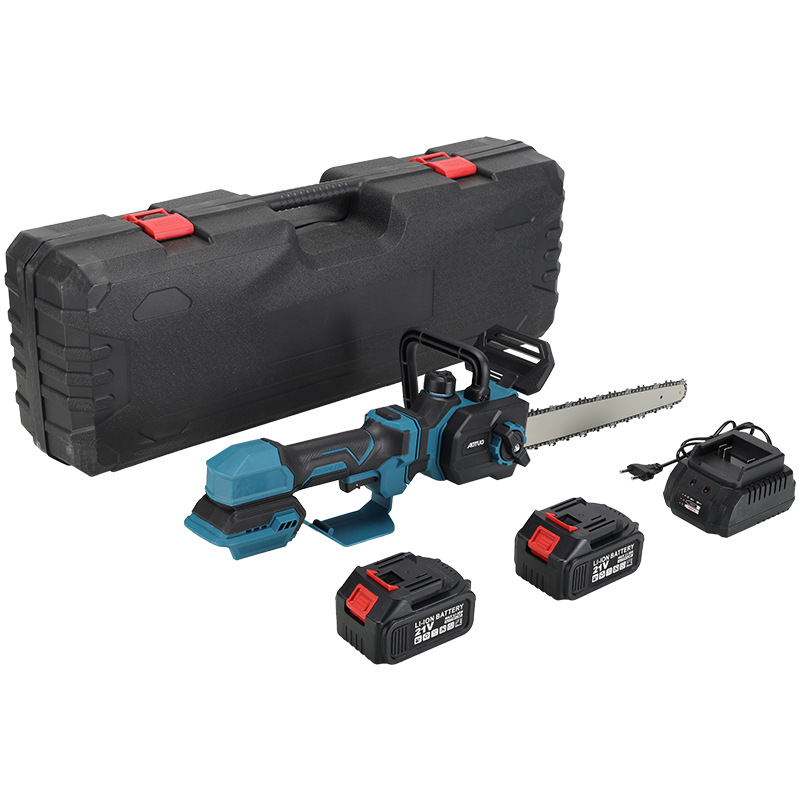 Sierra telescópica sin escobillas eléctrica de litio eléctrica portátil para el hogar recargable jardín mini motosierra mediana al aire libre