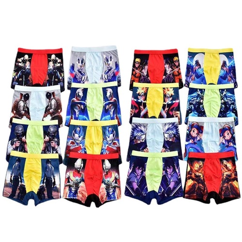 Children's underwear, boys' light boxer briefs, medium children's and big children's underwear, thin teenage boys' underwear wholesale
