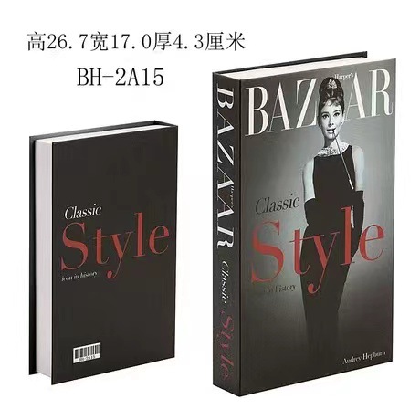 Libros falsos plegables estilo nórdico/INS, props de fotografía, decoración suave, muestra de fábrica