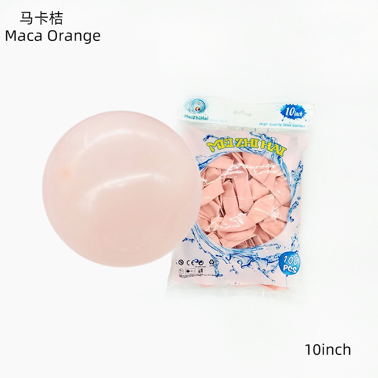 Customizado 10 pulgadas engrosado macarón globos al por mayor dulces globos decoración de la decoración de la casa de boda