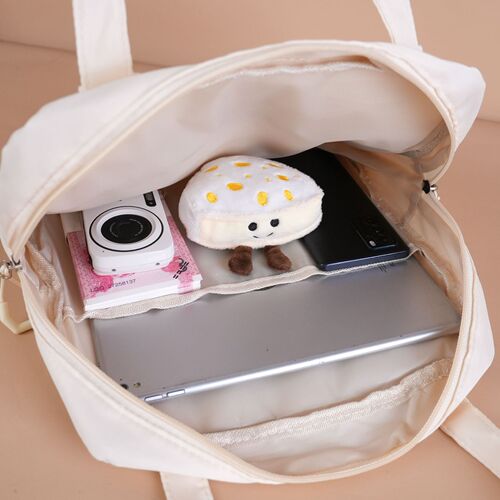 Japanese fresh and sweet student shoulder crossbody bag large capacity transparent women's shoulder bag simple fashion jelly bag