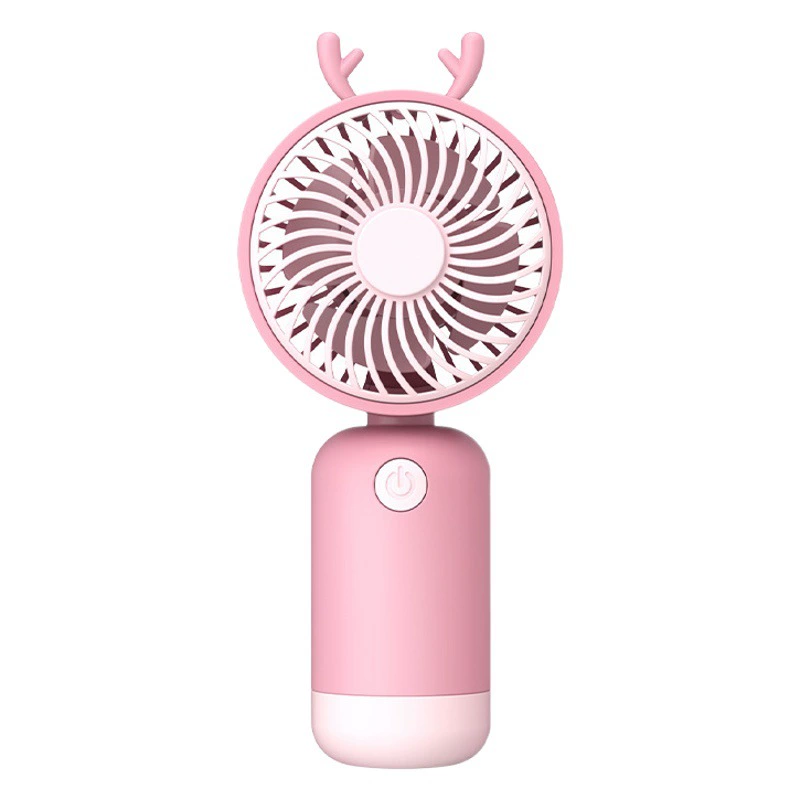 Трансграничный ручной маленький вентилятор usb мини перезаряжаемый большой ветер студент портативный электрический вентилятор Капибара