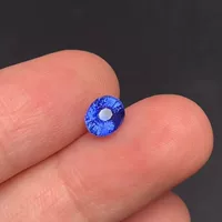 1.59ct не горит васильк Сапфир GUILD сертификат огонь яркое Стекловидное стекло Сапфир голый камень