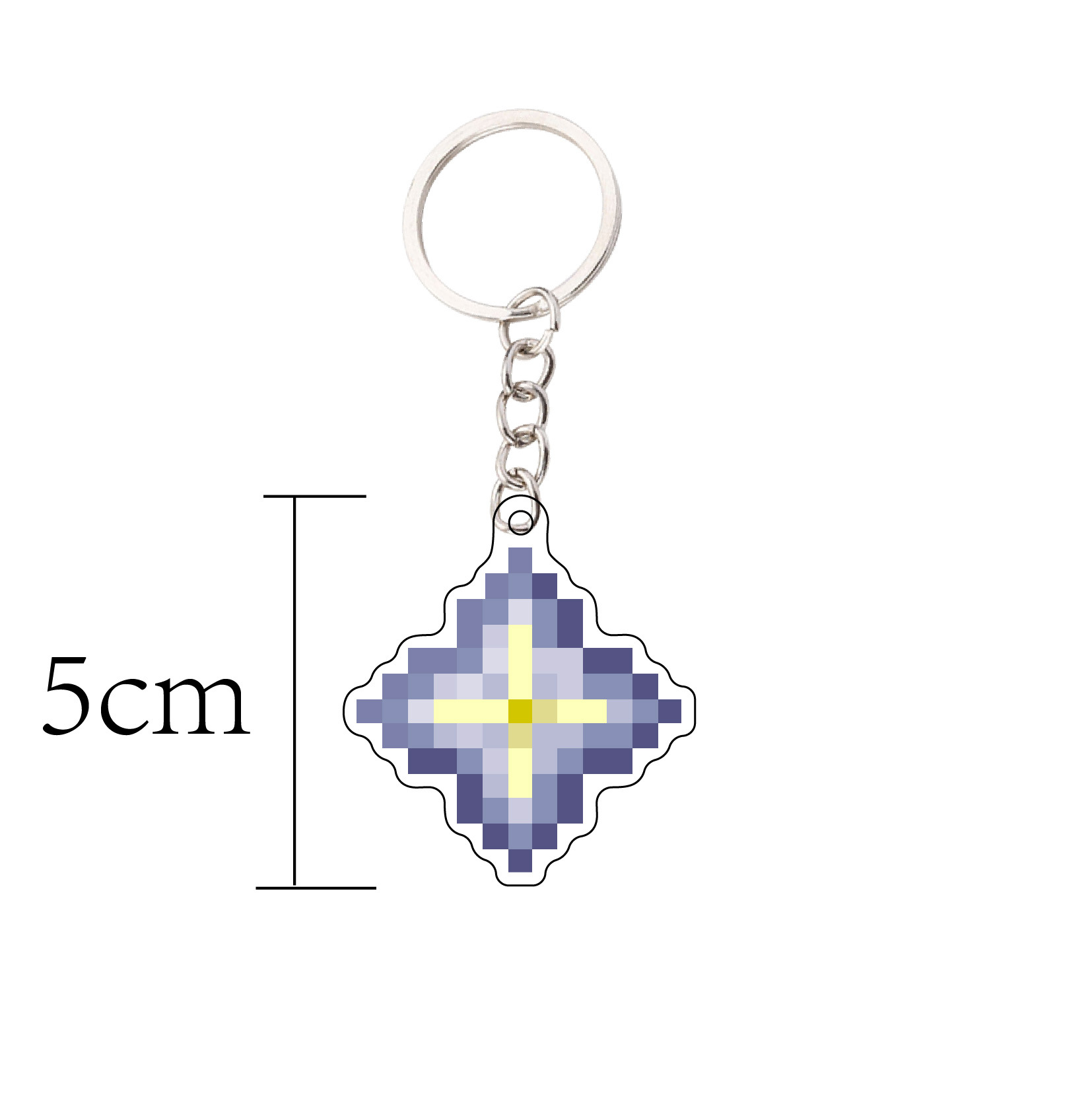 Mi mundo perimetral Minecraft llavero inmortal totem encantado oro manzana acrílico colgante regalo image 16