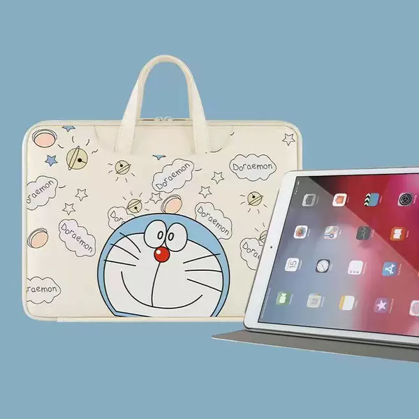 Doraemon Cartoon Tablet Bag 9.7inch Suitable for iPad Pro 11inch Waterproof Tablet Storage Bag Huawei 11.5