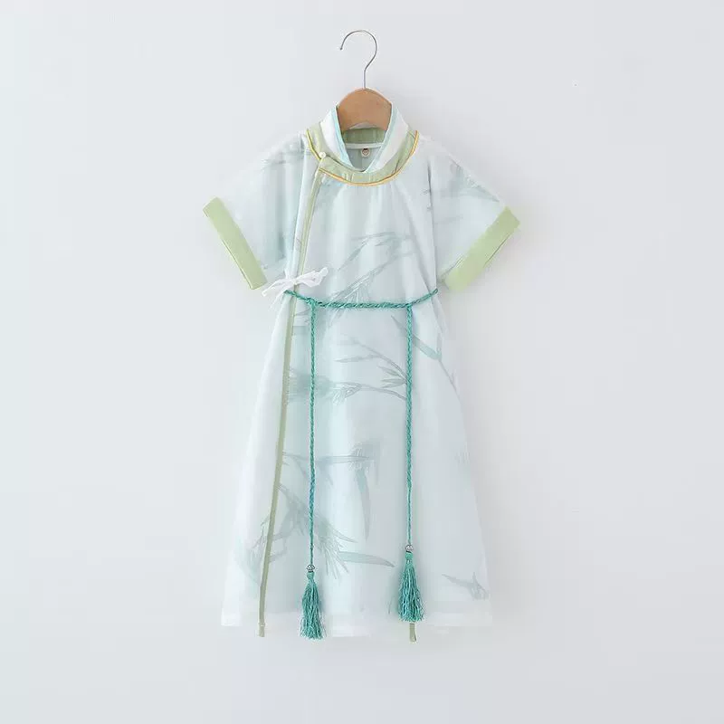 Песенные халаты Hanfu для мальчиков и девочек весной и осенью тонкие детские костюмы в китайском стиле