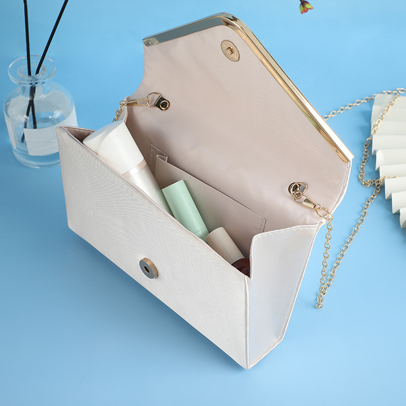 Evening Bag Bags Type Business, Daily, Party Occasion Women's ABS PC Solid Color Elegant Square Lock Clasp Evening Bag