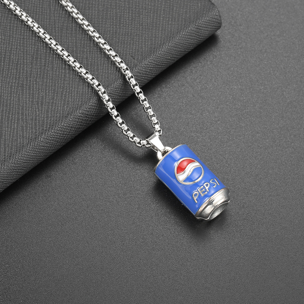 77#botella de coca cola azul