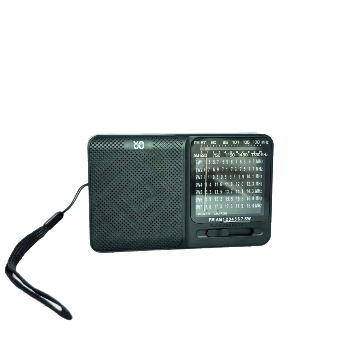 Radio multifunción portátil al por mayor transfronteriza batería seca recargable Semiconductor de doble uso para personas mayores en voz alta