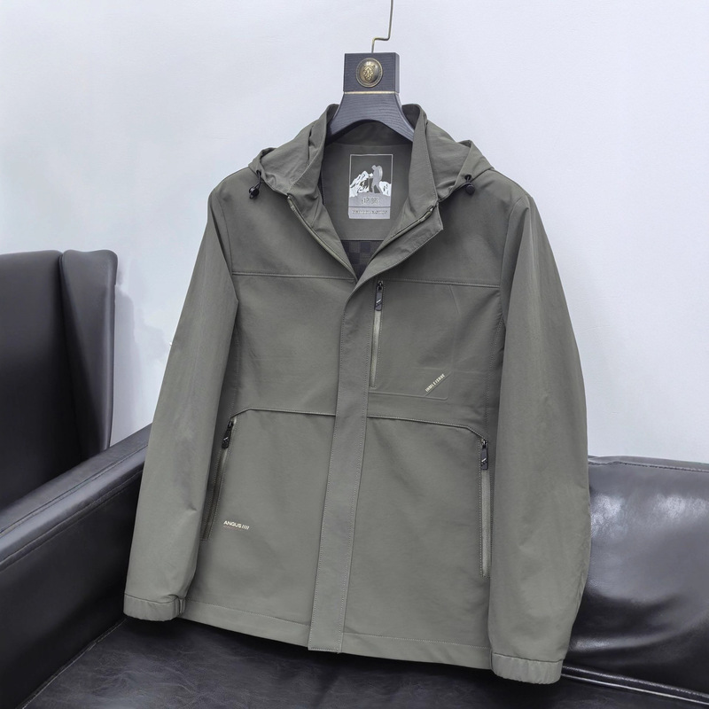 Men's Jacket 2025 New Style Dad's Autumn and Winter Warm Clothing for Middle-Aged and Elderly Men 40+ with Detachable Hood