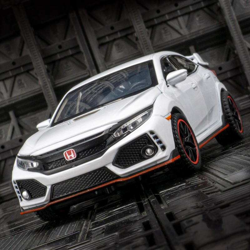 Jianyuan 3227A simulation alloy car model ornaments collection back force sound and light can open the door children's toy gift