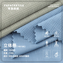 170g立体格面料 锦纶高弹夏季亲肤透气立体竖条男装polo衫布料