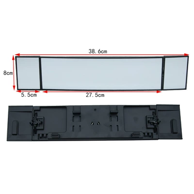 Interior rearview mirror wide-angle large-field-of-view rearview mirror car interior reversing auxiliary mirror anti-glare rearview mirror