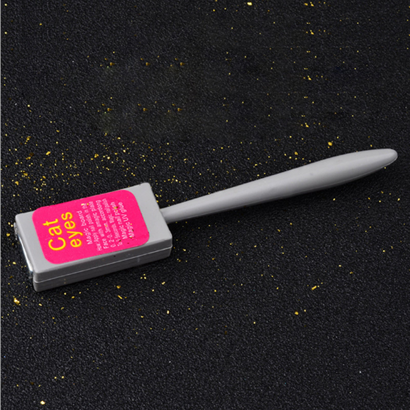 Princesa espesó el imán del ojo de gato con el pegamento del ojo de gato de QQ/el imán mágico del ojo de gato del polvo 3D del ojo de gato con la manija