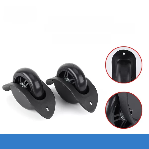 Luggage Trolley Case Accessories Wheels Drag Bag Wheels Suitcase Leather Luggage Accessories Plastic Casters Rollers