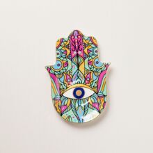 欧美创意摆件陶瓷托盘家用玄关装饰品佛手首饰盘手掌杯垫储物盘