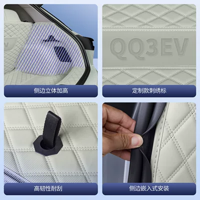 Trunk Mat, Qq3Ev, Full-Coverage Trunk Mat for New