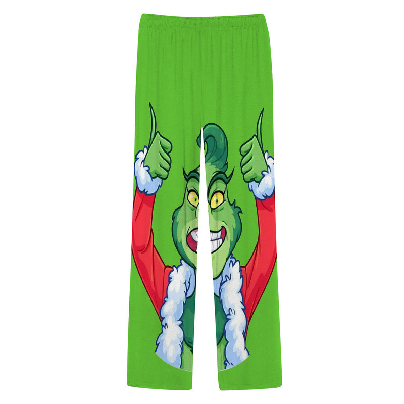 Cross-Border Export Autumn and Winter Christmas New Korean Style Loose Digital Printed Casual Sweatpants for Men and Women Cross-Border Export Autumn and Winter Christmas New Korean Style Loose Digital Printed Casual Sweatpants for Men and Women