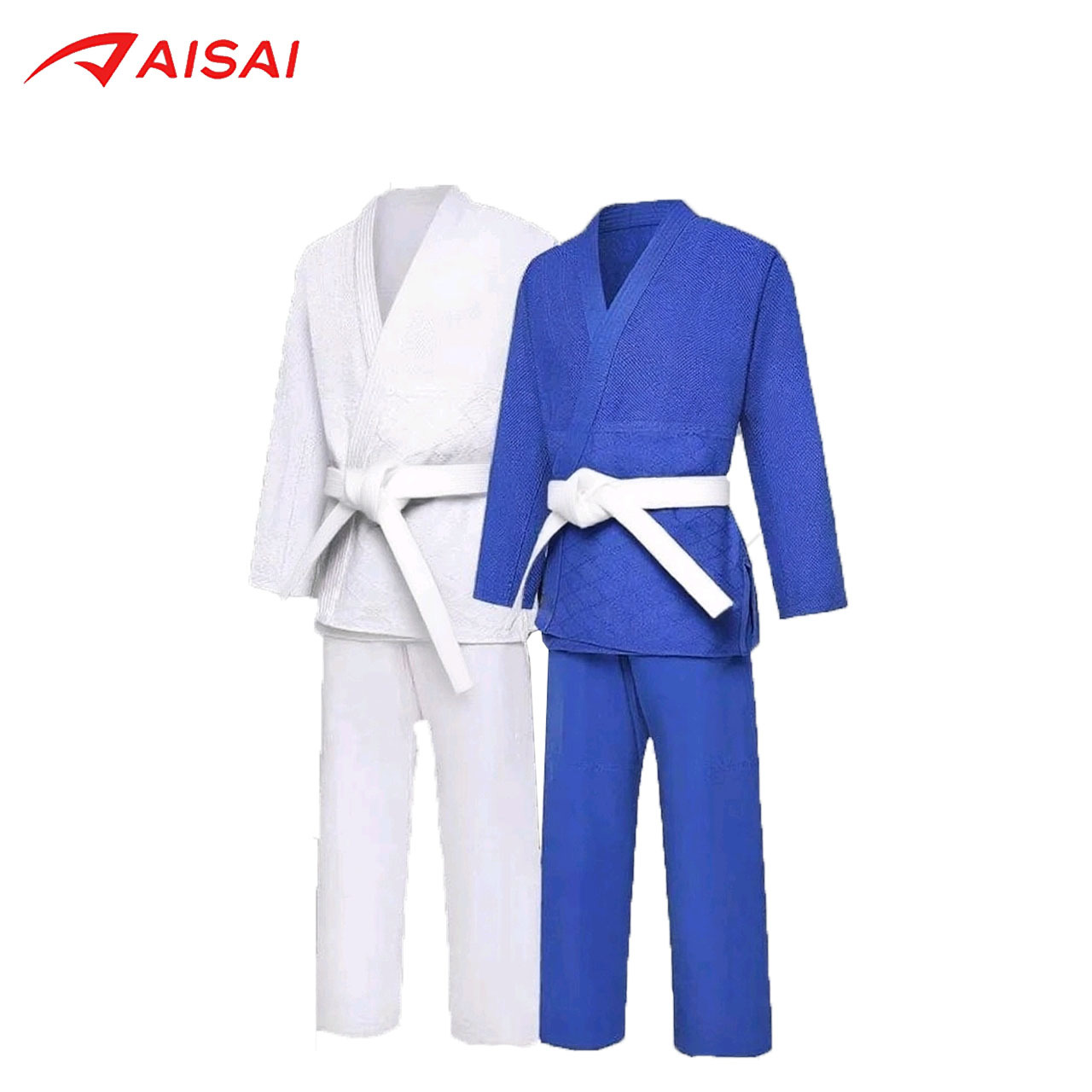 Thickened Judo Uniform Set, Short-Sleeved, for Adults and Children, Professional Use in Competitions, Pure Cotton Splicing Craftsmanship Judo Uniform