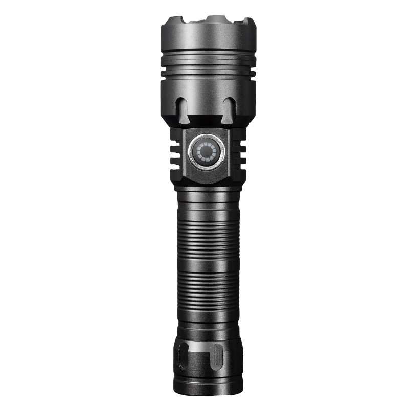 Linterna de luz fuerte campamento al aire libre portátil de cinco marchas de ajuste de coque variable de aleación de aluminio linterna de luz fuerte linterna USB image 6