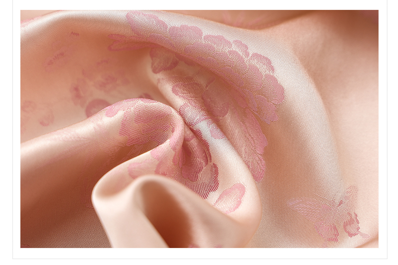Đầm sườn xám ôm body dáng dài in họa tiết phong cách dân tộc Trung Quốc, thiết kế xẻ tà, mẫu mới 2026 — Màu hồng chi tiết 22