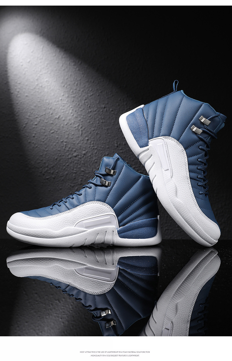 A J12 Basketballschuhe Grenzüberschreitende große Herrenschuhe High-Top-Schuhe Jugendsportschuhe Herren Sporttrainingsschuhe Studenten_voghion.com