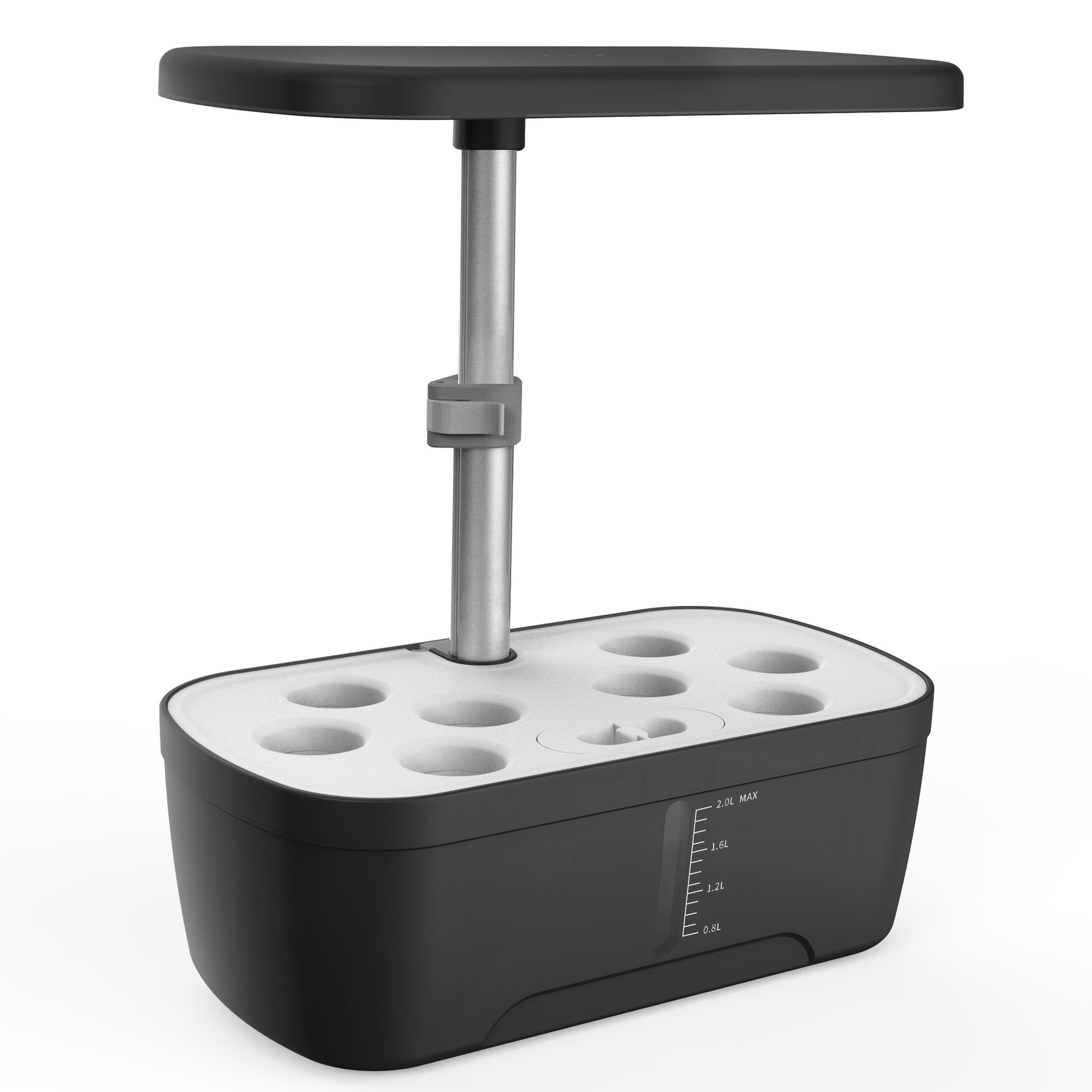 Lámpara LED de crecimiento de plantas | Espectro completo para cultivo hidropónico | Kit completo de jardinería