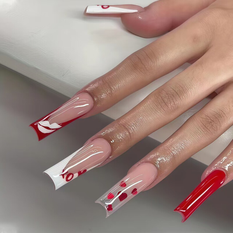 European and American style hot girl pipe-style wearable nail stickers, super cool nail art, wearable nail tips, popular foreign trade nail stickers wholesale European and American style hot girl pipe-style wearable nail stickers, super cool nail art, wearable nail tips, popular foreign trade nail stickers wholesale
