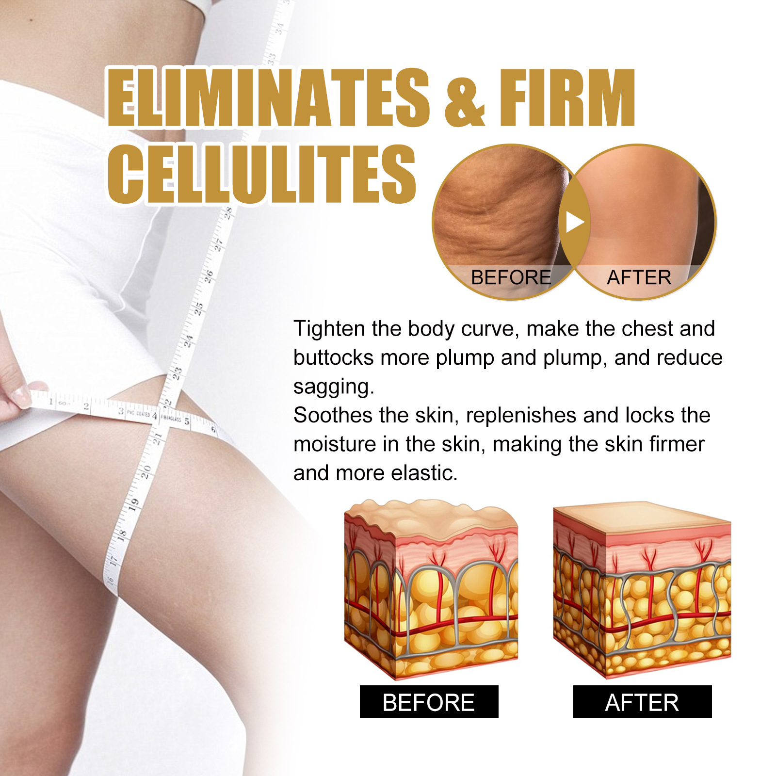 EELHOE Firming Body Shaping Beauty Tightness Abdominal Thigh Fat Massage Care Essence_voghion.com