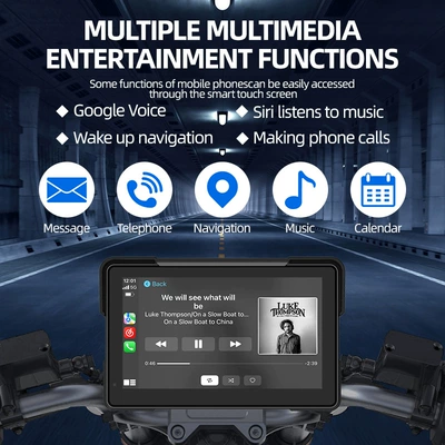 7inch Ips Motorcycle Wireless Motorcycle driving recorder
