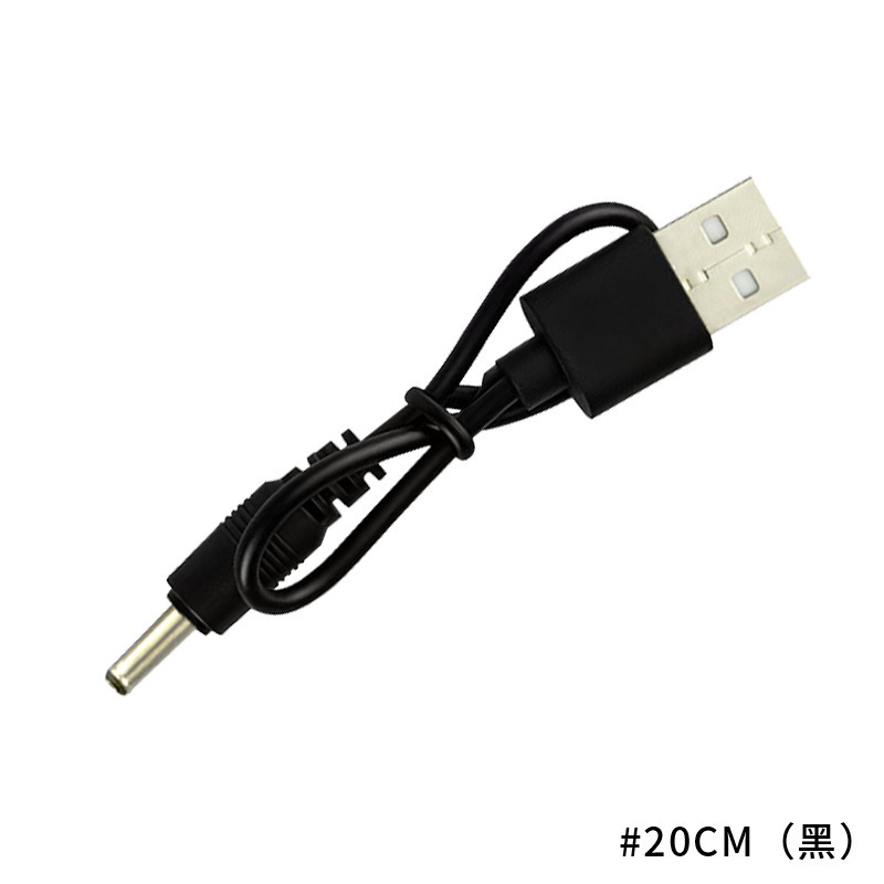 DC电源线 USB转DC3.5音叉口小音箱圆孔圆头直流充电线配机线厂家|undefined