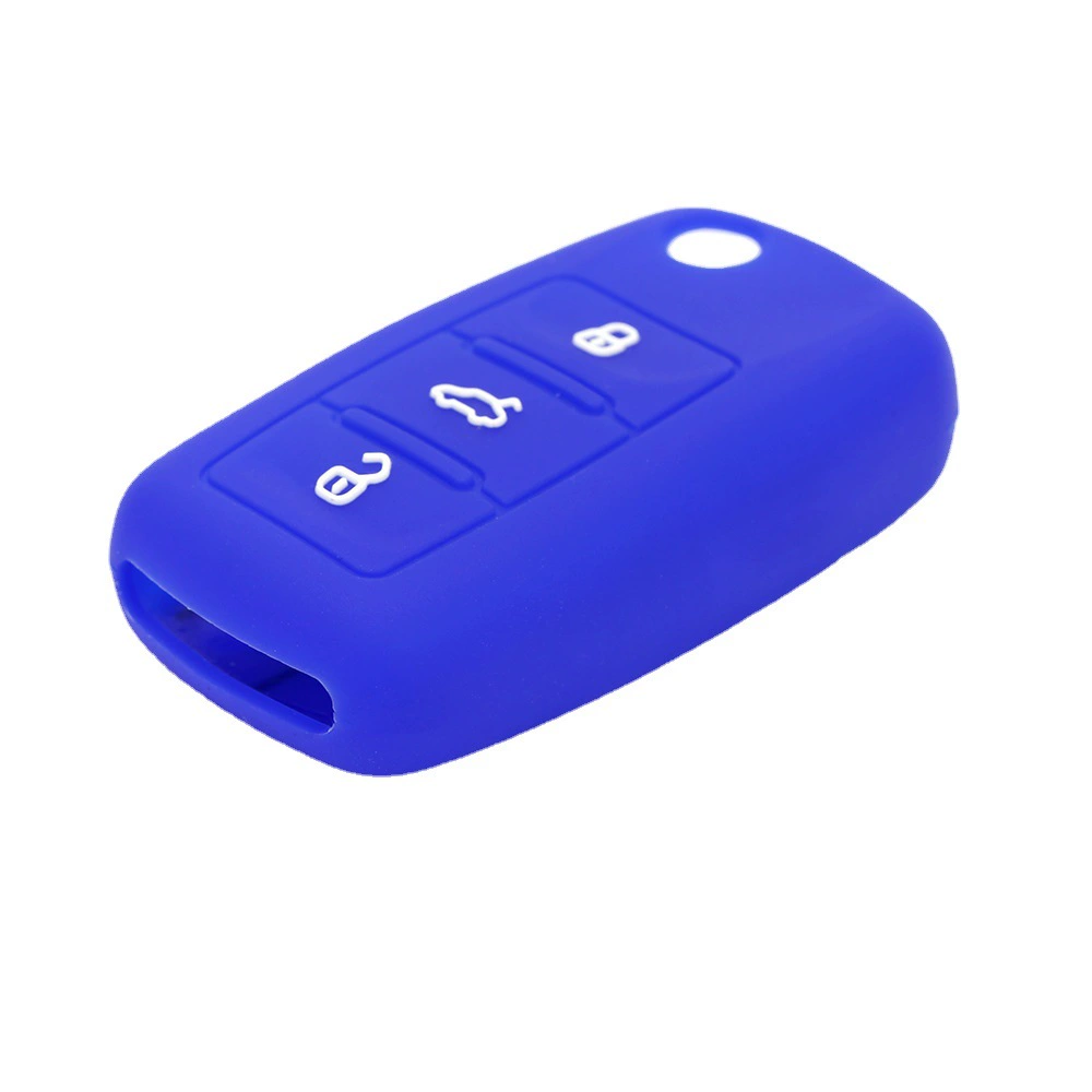 Car keys, silicone folding key bag, protective remote control for keys, 3 keys