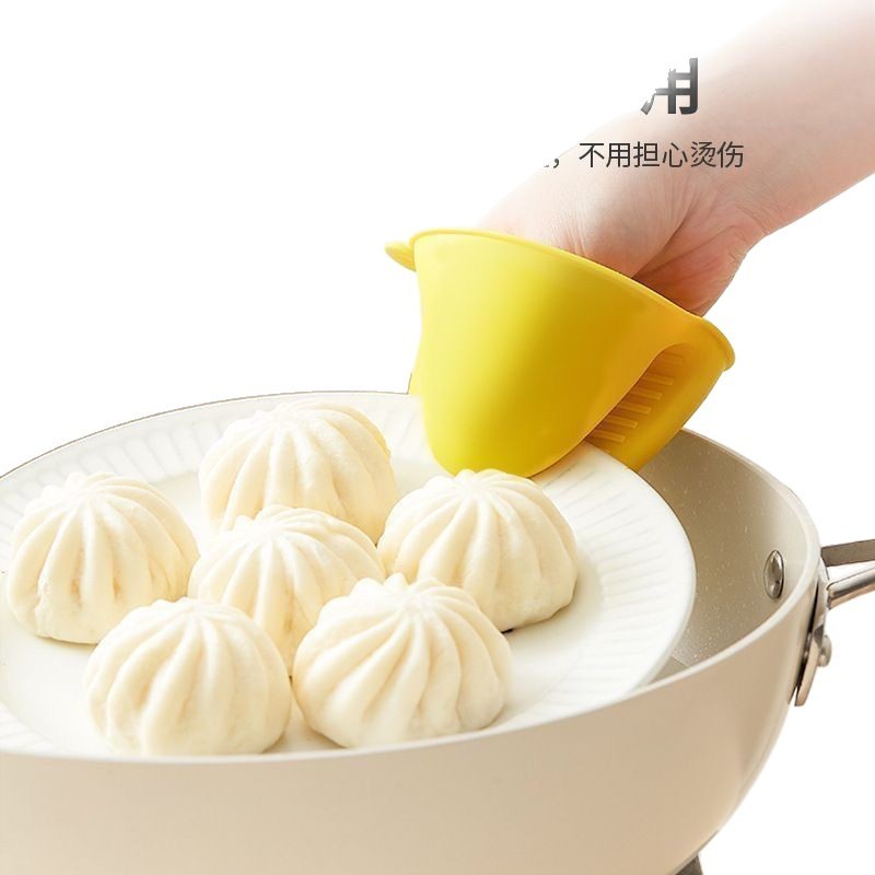 硅胶加厚隔热防烫手套厨房耐高温烤箱防烫38M|undefined