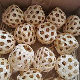 批发纯手工竹制竹编小灯笼编织网红摆摊厂家节日diy装饰品竹丝