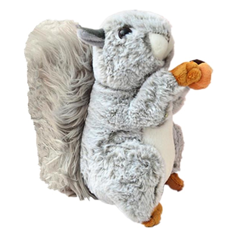 Lindo simulación animal conejito de peluche de juguete muñeca de ardilla para niños muñeca de ragdoll regalo de cumpleaños al por mayor